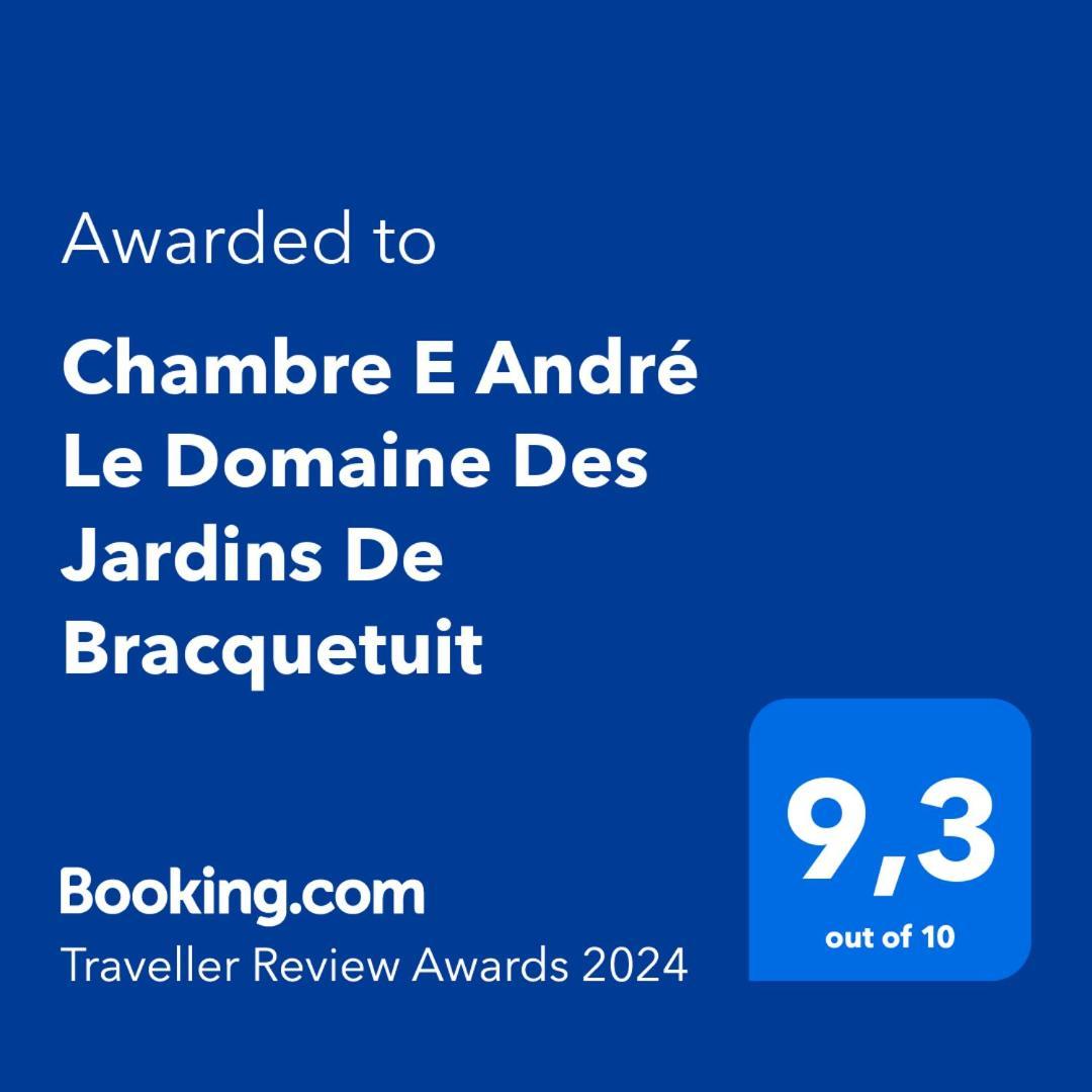 Chambre E Andre Le Domaine Des Jardins De Bracquetuit エクステリア 写真
